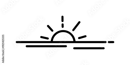Simple Sunrise Icon