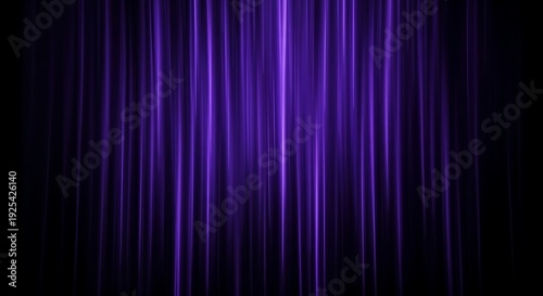 Vibrant purple light streaks against a dark background
