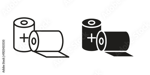 Sterile gauze icon. Vector Isolated Illustration for web design.