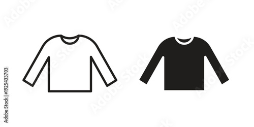 Sweater icon. Vector Isolated Illustration for web design.