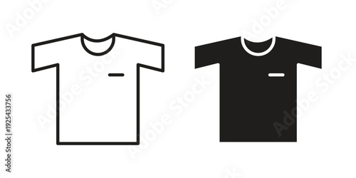 T shirt icon. Vector Isolated Illustration for web design.