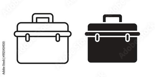 Toolbox icon. Vector Isolated Illustration for web design.