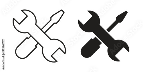 Spanner & screwdriver icon