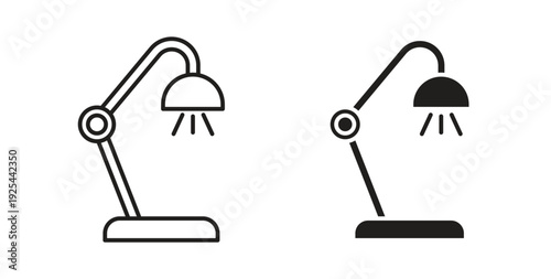 Table lamp icon
