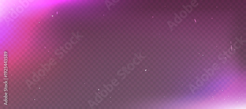 Film light realistic effect on black transparent background. Camera leak filter and overlay effect for mobile photo, lens flare bokeh bg with grain and noise texture, vector illustration.