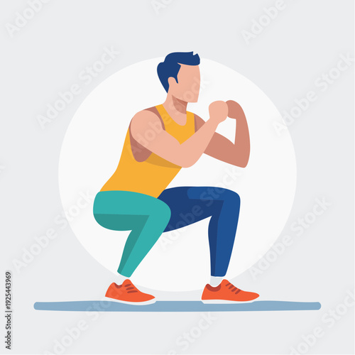 Yoga mat illustration for fitness and wellness activities