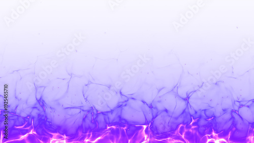 燃え上がる紫色の炎のエフェクト背景の画像。背景が透過しているPNG画像。