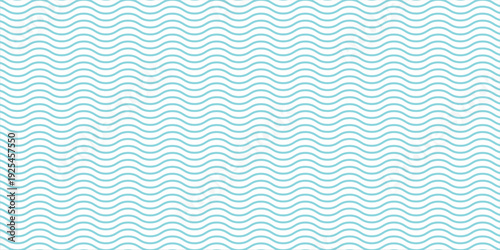 Seamless Wave Pattern, Hand drawn water sea vector background. Wavy beach print, curly grunge paint lines, watercolor stripes vector eps 10.