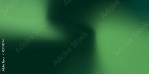 Abstract blurred gradient mesh background in green.