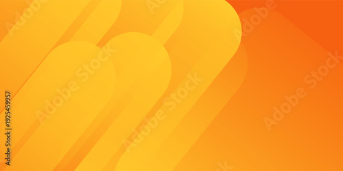 Abstract orange gradient background, with trendy geometric graphic design. Simple minimal square and dots halftone yellow and orange gradient