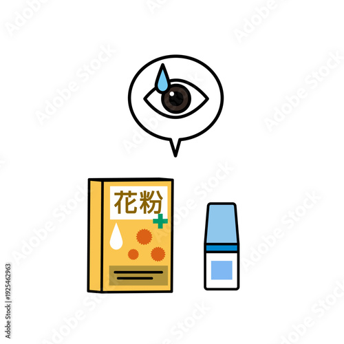 目薬のイラスト