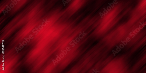 Abstract dark red and black motion blur background with diagonal brush strokes, moody velvet textured graphic element