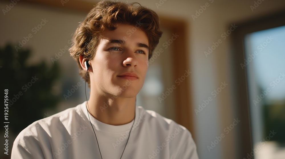 Fototapeta premium Hearing care services emphasize the expertise of an audiologist in managing hearing loss, tinnitus, and balance related conditions. cinematic color correction, natural uneven lighting yet gentle