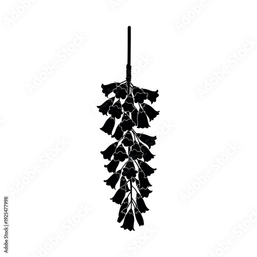 Silhouette of a Pine Cone.