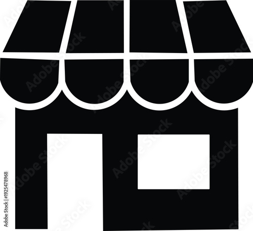 storefront with awning and window