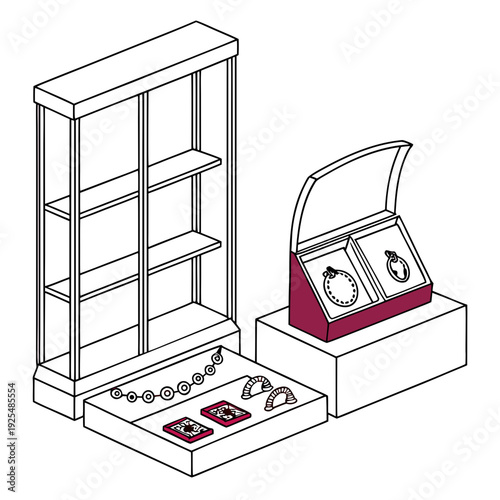 Jewelry display and storage units