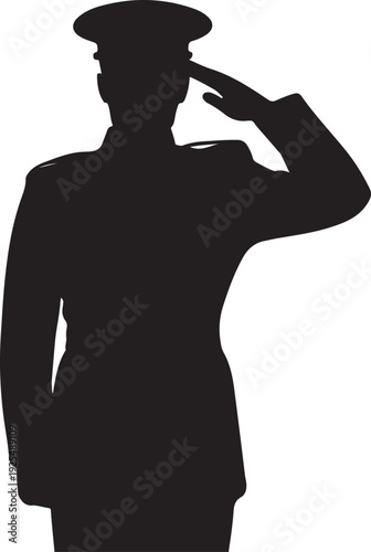 Memorial day tribute honoring fallen heroes with patriotic salute