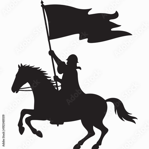 Memorial day tribute honoring fallen heroes on horseback