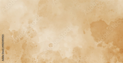Abstract watercolor art background template. beige brown orange watercolor backdrop empty space for text, banner, presentation or product display graphic design