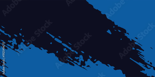 Modern abstract blue background with glowing geometric lines. Blue gradient hexagon shape design.