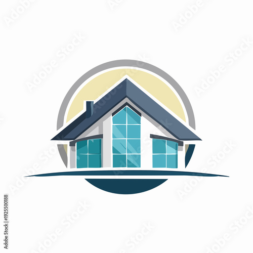 Modern Architectural Home Logo Design for Real Estate and Property Development Businesses