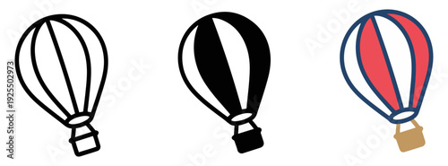 hot air balloon icon