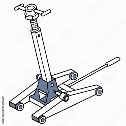 Heavy Duty Mechanical Scissor Jack, Vehicle Lifting Equipment for Car Maintenance and Repair