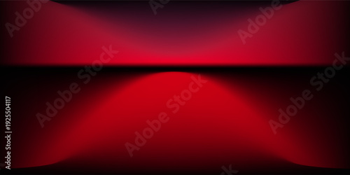 red background, abstract wall studio room, can be used to present your product,vector background