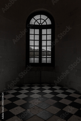 old prison window