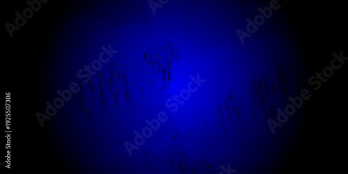 Dark Blue Rough Concrete Wall Texture Blended with Deep Ocean Ripple Surface and Moody Gradient Spotlight Lighting for Abstract Industrial Background and Modern Design