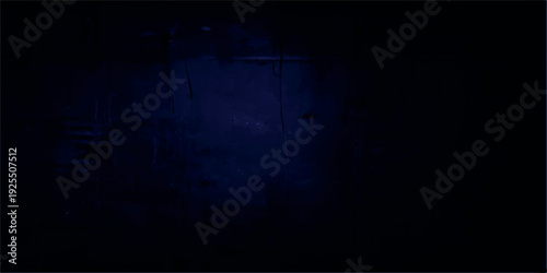 Deep Blue Concrete and Water Surface Texture Background with Rough Industrial Grunge Wall, Ocean Ripple Effect and Dramatic Gradient Lighting for Modern Abstract Design