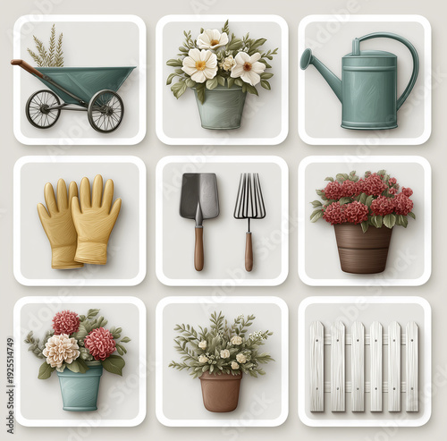 Gardening tools set