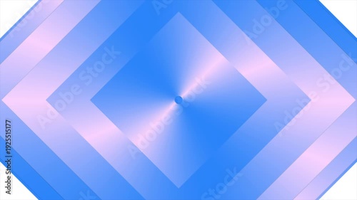 Blue and pink gradient swirled squares with shiny liquid effect abstract background. Geometric concept motion design. Seamless loop. Video animation Ultra HD 4K 3840x2160