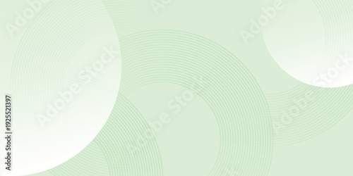 Minimalist abstract soft Abstract Background in Gradient green and white Tones with Circles simple abstract modern vector design eps10