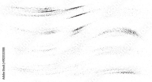 Abstract background with scattered black particles, dust, or grunge texture on transparent grid