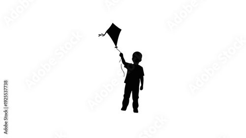 Video Child Playing a Kite