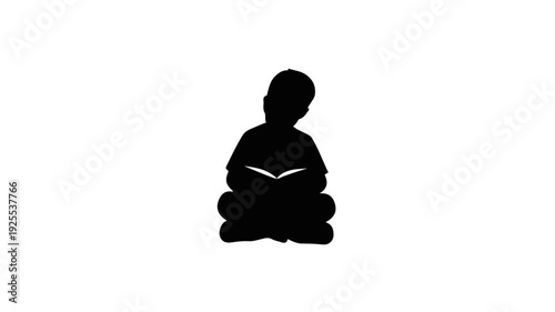 Video Boy Reading a Book