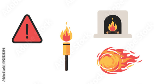Vibrant Red Warning Triangle Icon with Bold Black Exclamation Mark.