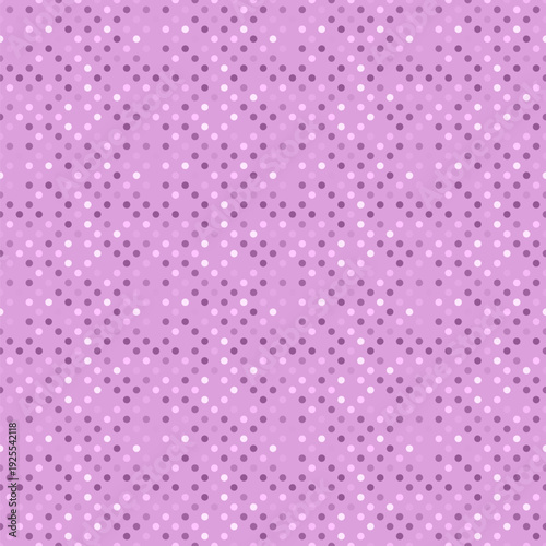 Seamless geometrical circle pattern background - abstract lavender vector illustration