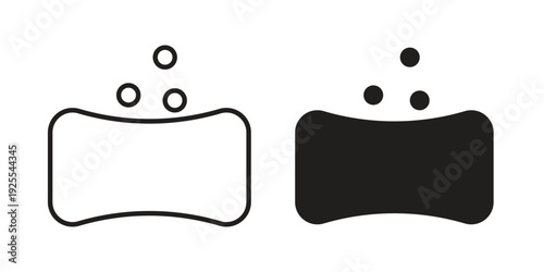 Soap icon vector isolated on white background. Simple icon set.