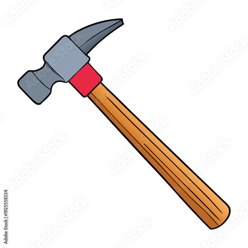 A sturdy hammer with a solid steel head and smooth wooden handle, built for strength and precision. Perfect for driving nails, shaping metal, and tackling everyday repair tasks.
