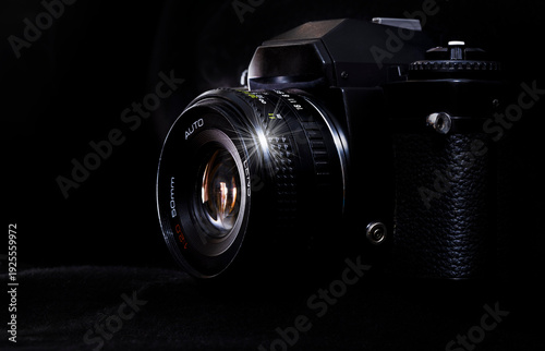 Vintage Film Cameras in Black and White