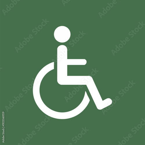 Wheelchair Accessibility Sign Icon for Universal Access