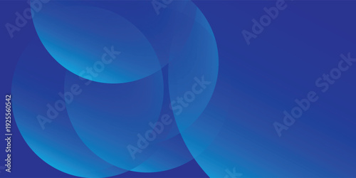 Abstract blue geometric background with gradient colors and circular shapes. vector texture design concept eps10