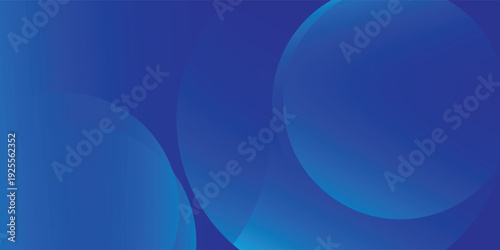 Abstract blue geometric background with gradient colors and circular shapes. vector texture design concept eps10