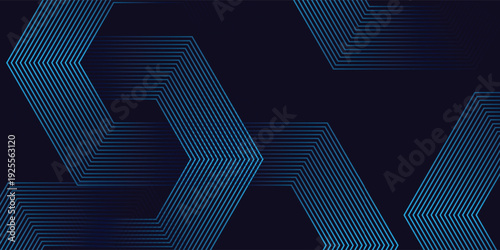 Abstract blue modern background with dynamic geometric shapes. vector technology modern design illustration eps10