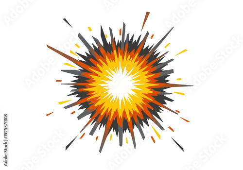 Vibrant Colorful Exploding Burst of Energy.