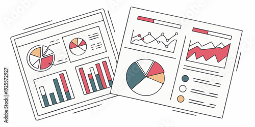 Business analytics dashboard showcasing performance metrics and data visualization techniques
