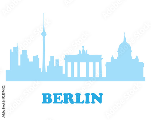 Berlin Skyline Silhouette