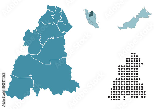 Set maps of Kelantan state